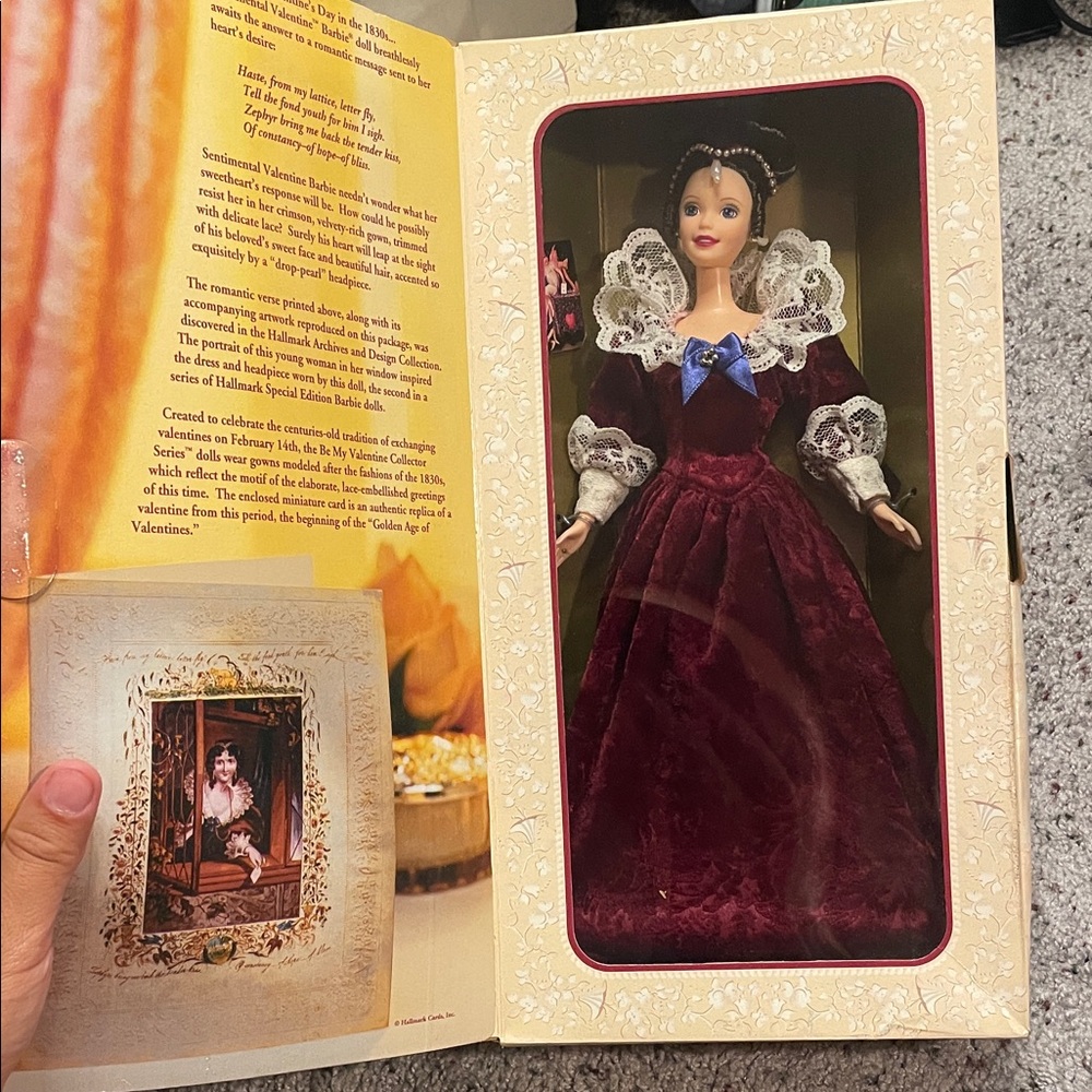1996 Hallmark Sentimental Valentine‎ Barbie Doll Special Edition